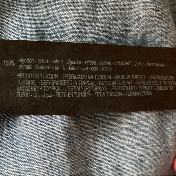 ZARA The Erin Denim Wrap Dress - Picture 14 of 14